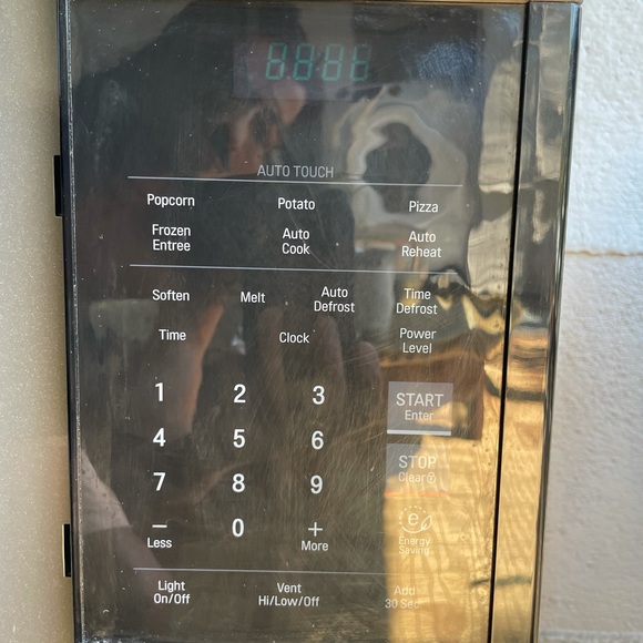 LG microwave , used & it is in great conditions.